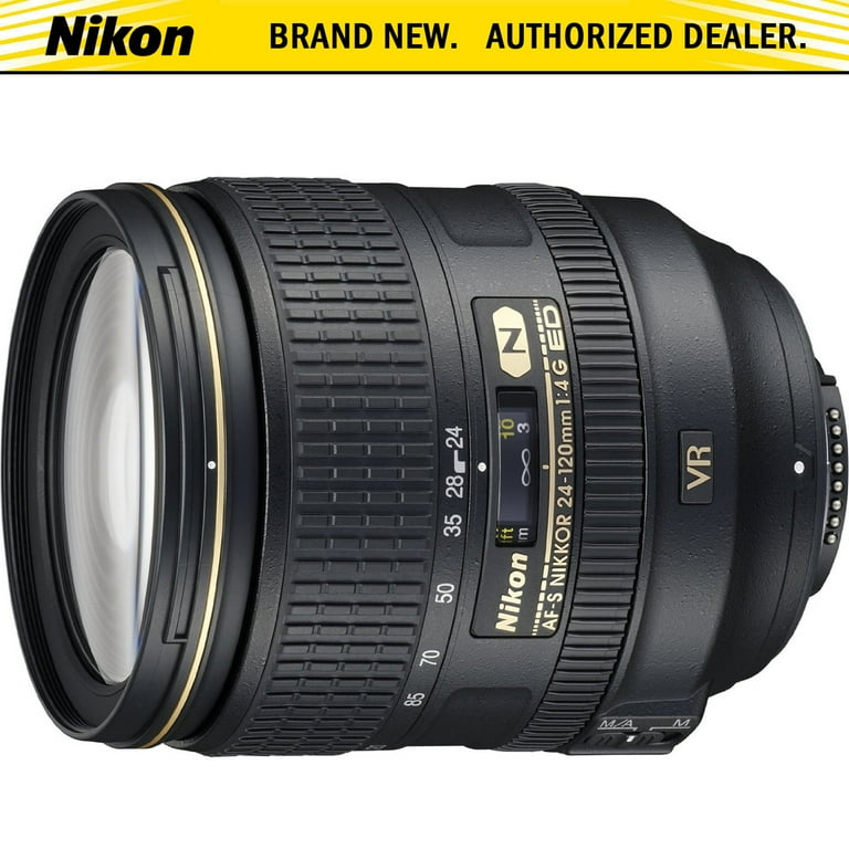 Nikon AF-S NIKKOR 24-120mm f/4G ED VR Zoom Lens - Versatile