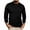 Black, variant on Wyobmus Mens Crewneck Sweatshirts Waffle Panttern Texture Outdoor Leisure Long Sleeve Pullover Sweatshirts Black