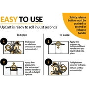 UpCart Lift 200lb Capacity Stair Climbing Folding Hand Truck