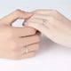 thumbnail image 4 of Anillos de Promesa Plata Fina 925 Corazon Parejas Compromiso, 4 of 5