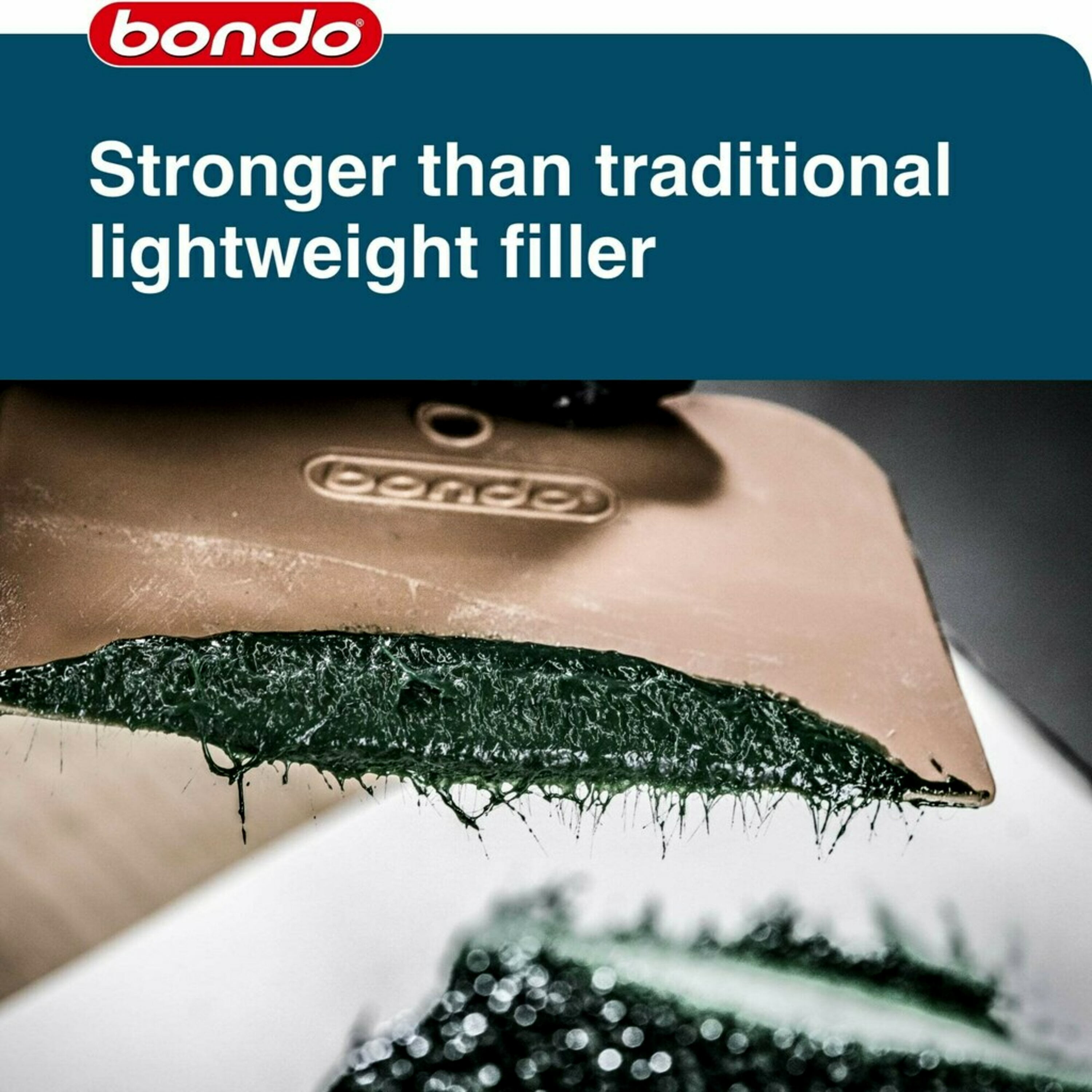 Bondo 00277 Glass Reinforced Filler, 1.37 lb Can, Paste, Pungent Organic