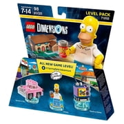 LEGO Dimensions The Simpsons Homer Level Pack 98 Piece Building Set 71202