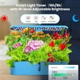 thumbnail image 2 of Hydroponics Growing System Kit, 12 Pods Watering Planter, Smart Indoor Garden with APP & WiFi Connected, 5 X Growth with 24W LED, Quiet Pump, for Vetables, Herbs and Flowers, 2 of 5