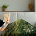 thumbnail image 3 of Meadow Soft Flannel Fleece Throw Blanket, Flowers Beneath the Rocky Hills of Colorado Outdoor Scene Landscape, Cozy Plush for Indoor and Outdoor Use, 70" x 90", Multicolor, by Ambesonne, 3 of 5