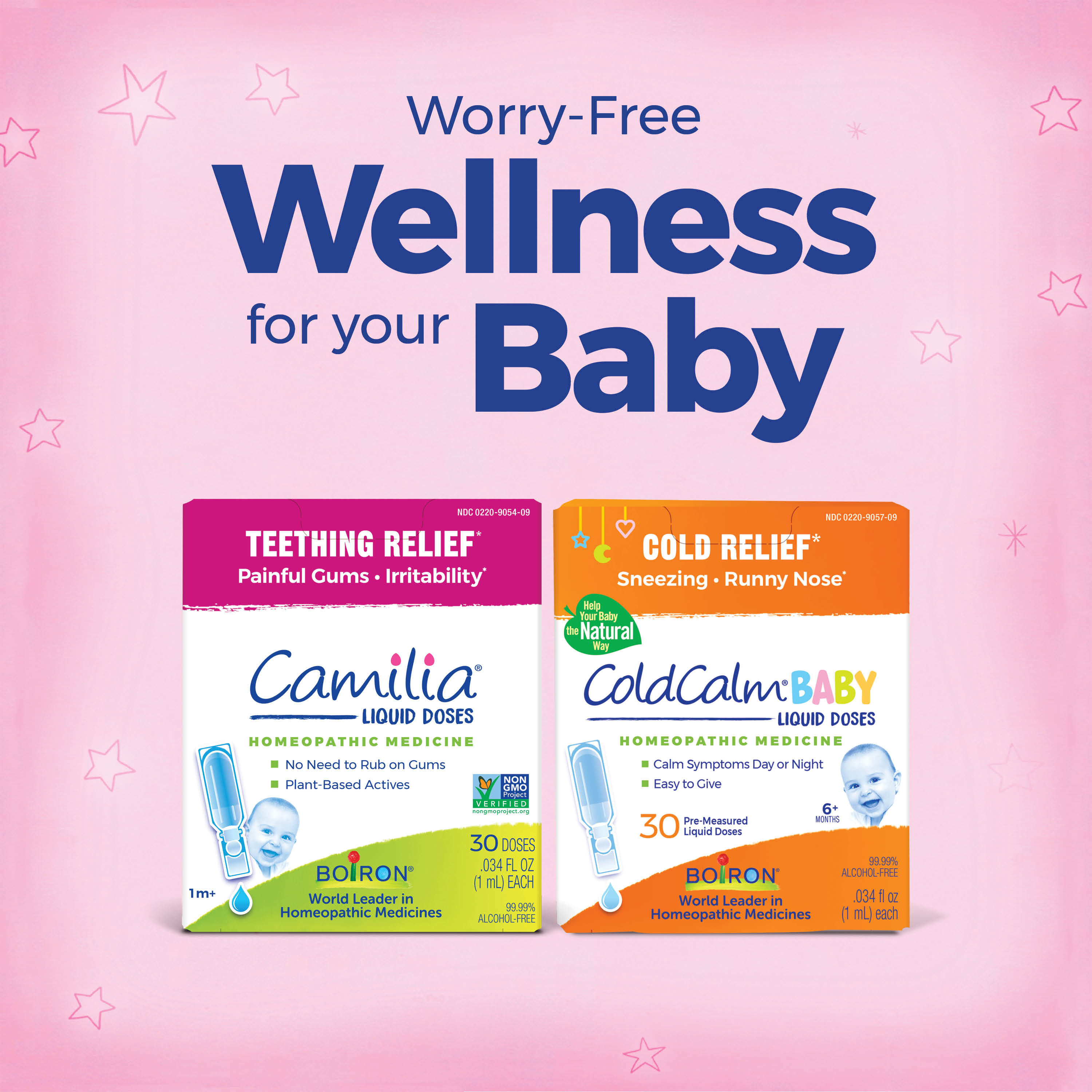 Boiron Camilia, Homeopathic Medicine for Teething Relief, 30 Single Liquid Doses - image 11 of 11
