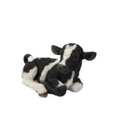 Hi-Line Gifts 21 Black Calf Laying Down Outdoor Garden Statue