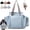 Blue, variant on Emma and Kate Everyday Bag Durable Travel Bag, Sleek Work Shoulder Bag , Lay-Flat Design, 3-in-1 Versatility, Work & Travel Tote, Water-Resistant, Lightweight