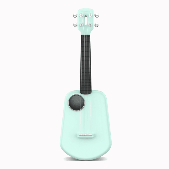 Populele 2 Smart Ukulele (Green) 23 inch of Carbon Fiber APP Free Online Lessons for Beginner