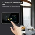 thumbnail image 3 of Wifi WiFi Smart Thermostat Programmable Thermostat 5+2/ 6+1/ 7 Days Schedule APP Remote Control Voice Control  degrees Celsius /℉ PM2.5 Humidity Weather Display, 3 of 7