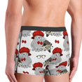 thumbnail image 3 of KLL Rabbit And Hedgehog Men's Cotton Boxer Briefs Underwear-Small, 3 of 8