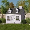 thumbnail image 2 of Little Cottage Co. 6x8 Cape Cod Playhouse with Floor, Outdoor Wood Do-It-Yourself Kit, 2 of 12