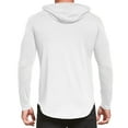 thumbnail image 4 of HAOMEILI Men's Short/Long Sleeve Hoodie Cotton Hooded T Shirts Lightweight Sweatshirt Hoodies Pullover, 4 of 7
