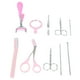 thumbnail image 2 of Pinzas para Recortar Cejas, rizador de pestañas, Extractor de acné, afeitadora para Cejas, afeitadora, removedor de Vello Facial, Kit de Aseo Facial para Mujeres, 2 of 5