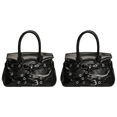 thumbnail image 1 of Bolso Hombro para Mujer Y2K Punk Con Asa Superior Mano Cuero PU El (), 1 of 8