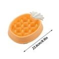 thumbnail image 2 of Dog/Cat Slow Food Bowl - Plastic Material, Raised Pattern, Non-Slip Rubber Bottom, Detachable, Prevents Overeating & Indigestion, 2 of 5