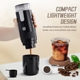 thumbnail image 2 of Cafetière Portable Électrique Rechargeable - Compatible Capsules K-Cup et Café Moulu, Haute Pression pour Camping et Randonnée (Batterie 1200mAh), 2 of 5