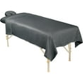 thumbnail image 3 of Ensemble de Draps 3 Pcs en Microfibre Premium Blanc, 3 of 6