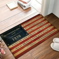 thumbnail image 2 of 2025 New 23.62" Nylon Independence Day Floor Mat Red/White/Blue Non-Slip for Entryway, Kitchen, Bathroom, 2 of 6