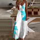 thumbnail image 1 of WILLBEST Vestidos Floreados para Mujer, Vestido Largo Sexi de Verano con Escote En V y Tirantes, Vestido Playero Estampado A La Moda para Vacaciones Mediana​​, 1 of 3