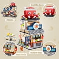 thumbnail image 5 of MACTANO House Mini Building Block Set Japanese Takoyaki Shop Plastic Kit Gift for Girl Multi Color, 5 of 7