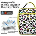 thumbnail image 2 of Leopard Insulated Lunch Bag Box Men Reusable Lunch Tote Bag Waterproof Lunchbox Work Hiking, 2 of 4