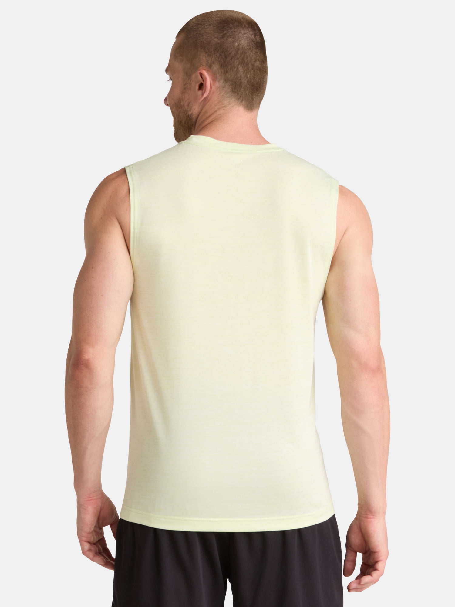 Athletic Works Men's & Big Men's Jersey and Space Dye Muscle Tee, Sizes XS-5XL