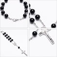 thumbnail image 3 of EeaseMX Pulsera de rosario de 3 piezas, pulsera cristiana, cadena con colgante de cruz y amuleto., 3 of 7