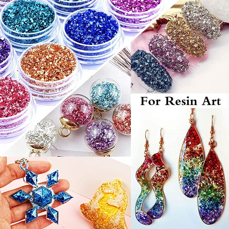 OLYCRAFT 70g Sequins Resin Fillers Star Heart Hollow Glitter Shinning Resin  Charms Flakes Resin Filling Accessories Slime Charms Nail Art Decorations  for Resin Jewelry Making DIY Crafting Mixed Colors 