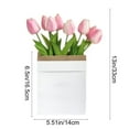 thumbnail image 2 of DAMAI Real Touch Tulips Artificial Flowers, Artificial Tulipa Realistic Flowers Bouquet Flores, Faux Tulip Bouquet for Wedding/Home - Lifelike Fake Flowers with Durable Stems Indoor Outdoor, 2 of 6