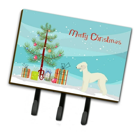 Bedlington Terrier Christmas Tree Leash or Key Holder