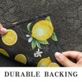thumbnail image 6 of Yellow Lemon Fruit Flowers Black Pattern Door Rugs,Washable Non Slip Door Mats Indoor,Decorative Door Mats,Entry Mat Indoor for Entrance,Bedroom,Kitchen,Bathroom,17"x30", 6 of 6