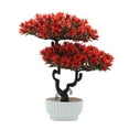 thumbnail image 5 of SPRING PARK 1Pc Artificial Plants Bonsai Potted Plant Mini Simulation Pine Tree Home Decor, 5 of 6