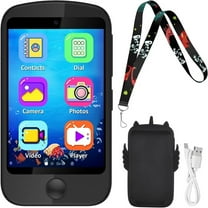 Eurhowing Kids Toy Phone, Smart Phone Toys with Phone Calls, Camera, MP3 Music Player, Educational Learning Toy Birthday Christmas Gift for Boys Girls Ages 3-12, White