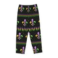 thumbnail image 4 of Sigee Mardi Gras Fleur de Lis Print Women's Soft Pajama Pants - Breathable and Comfortable Lounge Sleep Bottoms with Elastic Waistband and Pockets-, 4 of 9