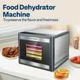 thumbnail image 5 of SPECSTAR Food Dehydrator Machine, 6 Trays Dehydrator for Jerky, Fruits, Meat, Stainless Steel, With 48H Timer, Temperature Control for Vegetables, Herbs, Mushroom, Dog Treats, 5 of 9