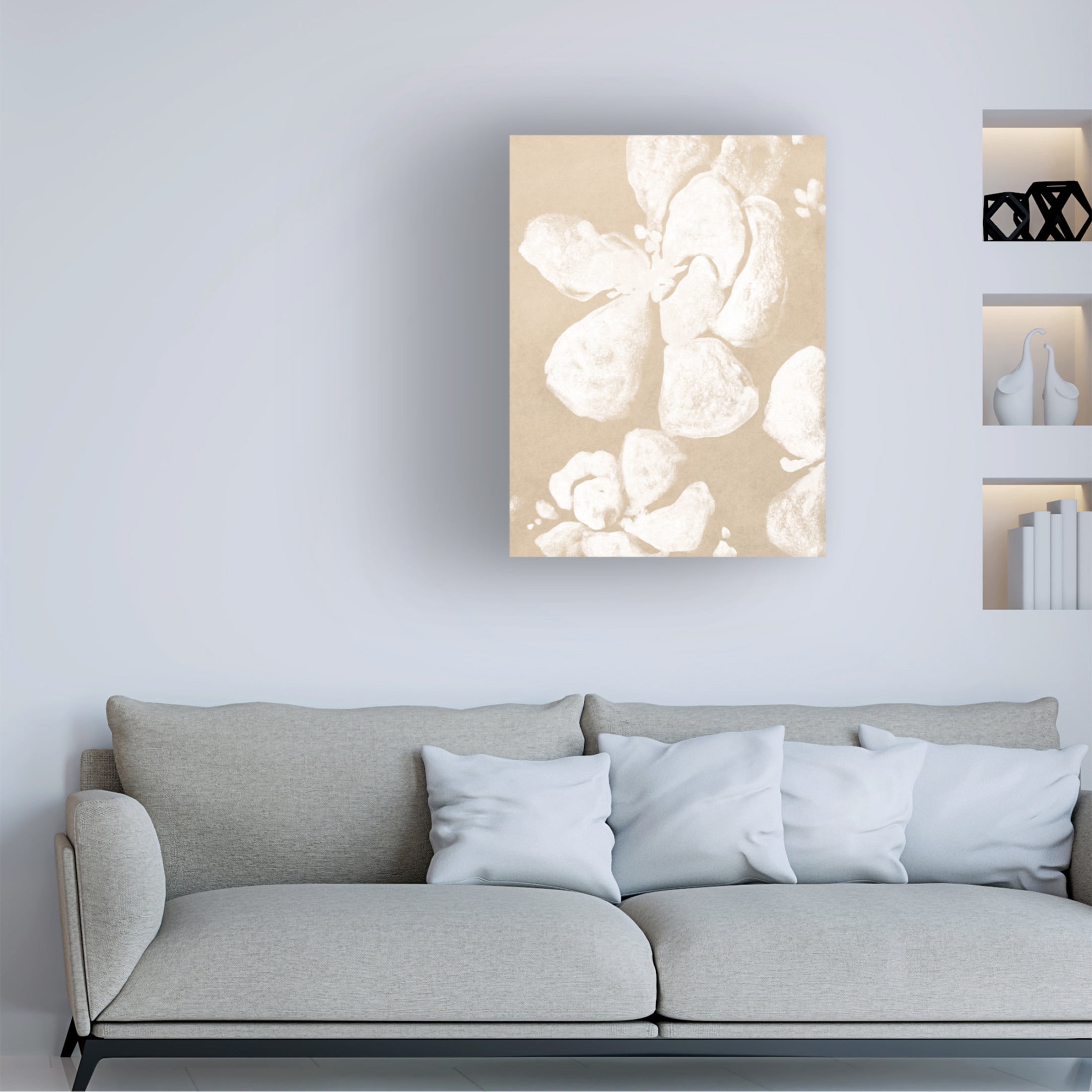 Trademark Fine Art June Erica Vess  Ghost Petal I Canvas Wall Art
