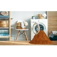 thumbnail image 2 of Ahgly Company Machine Washable Indoor Square Transitional Neon Orange Area Rugs, 6' Square, 2 of 7