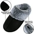 thumbnail image 3 of LORDFON Warm Womens House Slippers with Fluffy Fuzzy Plush Lining for Winter, 3 of 7