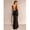 Black-S, variant on Black-2 Lace Mermaid Evening Dress With Open Back And Ruched Detail