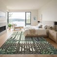 thumbnail image 3 of ODIKA 5'x7' Machine Washable Non-Slip Area Rug, Cottagecore Sage Green High Traffic Rug, Green, 950144, 3 of 7