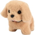 thumbnail image 2 of Can walk will call the dog Jouet en Peluche simulation Électrique Col Fourrure Dorée, 2 of 7