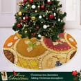 thumbnail image 6 of Coolnut Thanksgiving Christmas Tree Skirt Thanksgiving Tree Skirt for Holiday Party Home Christmas Day Ornaments36", 6 of 6