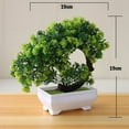 thumbnail image 3 of Mini Potted Fake Plants Artificial Plastic Eucalyptus Plants Artificial Plants Welcome Pine Bonsai Simulation Artificial Potted Plants for Home Office Desk  Room Decor, 3 of 7