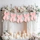 thumbnail image 4 of Guirnalda de decoración para fiestas, lazos, cintas colgantes, nailon rosa, licra, 40 x 24 cm, ligera, ideal para cumpleaños, bodas y Navidad | Lazos festivos versátiles para paredes y ventanas del, 4 of 8