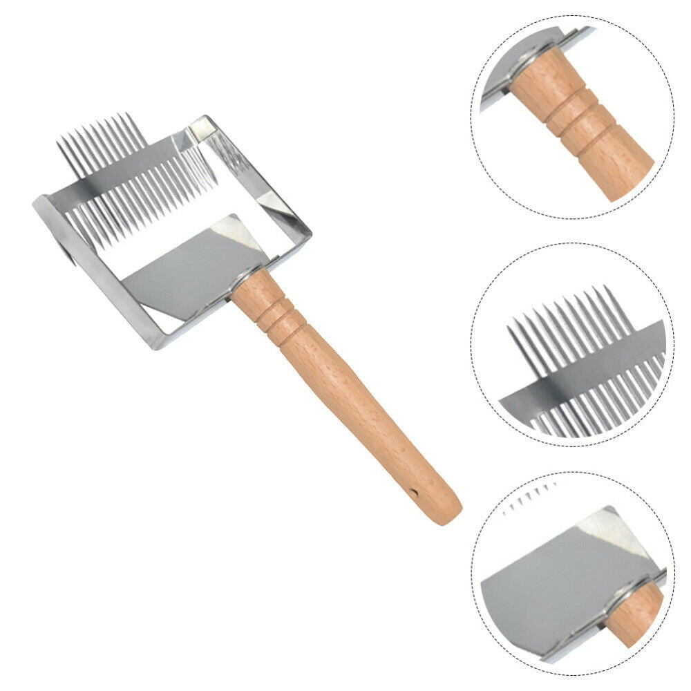 Honey Fork with Plastic Handle Uncapping Fork Outdoors Apiculture for Honey for Beekeeping Tool 