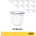 thumbnail image 2 of Superio 3.5 qt Deep Square Sealed Container - 3.5 qt, 2 of 4
