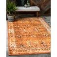 thumbnail image 6 of Unique Loom Bosphorus Imperial Rug Terracotta and White/Black 10' x 13' 1" Rectangle Border Bohemian Perfect For Living Room Bed Room Dining Room Office, 6 of 8