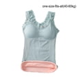 thumbnail image 4 of Minnieouse Chinlon, chaleco para mujer, mantenimiento del calor, correa de hombro Flexible, lavable, reutilizable, encaje de repuesto, ropa Ropa interior Verde Tamaño libre, 4 of 6