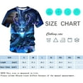 thumbnail image 3 of Rebaike Men's Dragon Graphic T-Shirt Anime-Inspired Fantasy All-Over Print Tee Shirt, 3 of 7