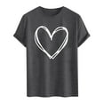 thumbnail image 3 of PNTUTB Men's Short Sleeve Crew Neck Fashion Valentine's Day Themed Prints Casual Loose Comfortable T-shirt, 3 of 5